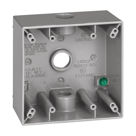 Sigma Engineered Solutions Electrical Box, Outlet Box Type, 2 Gangs 14352